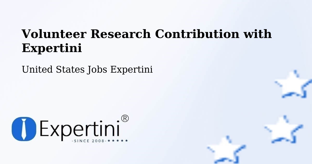 Volunteer Research Contribution Program – Cloverleaf - United States Jobs Expertini